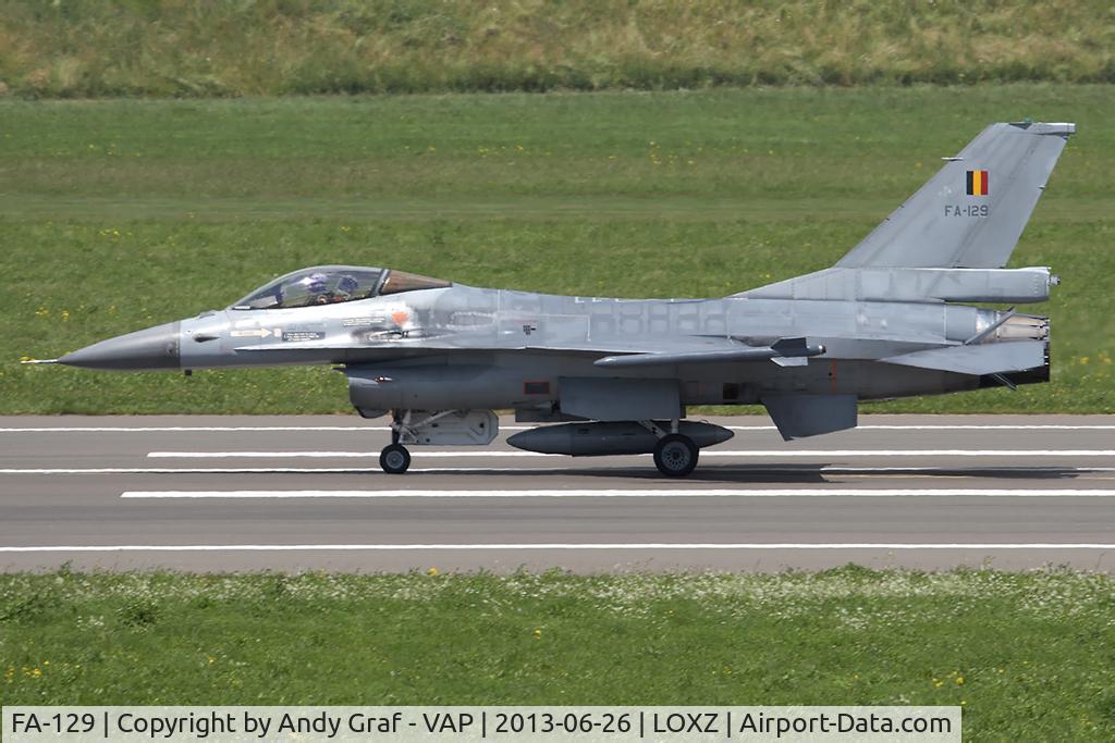 FA-129, 1990 SABCA F-16AM Fighting Falcon C/N 6H-129, Belgian AF F-16