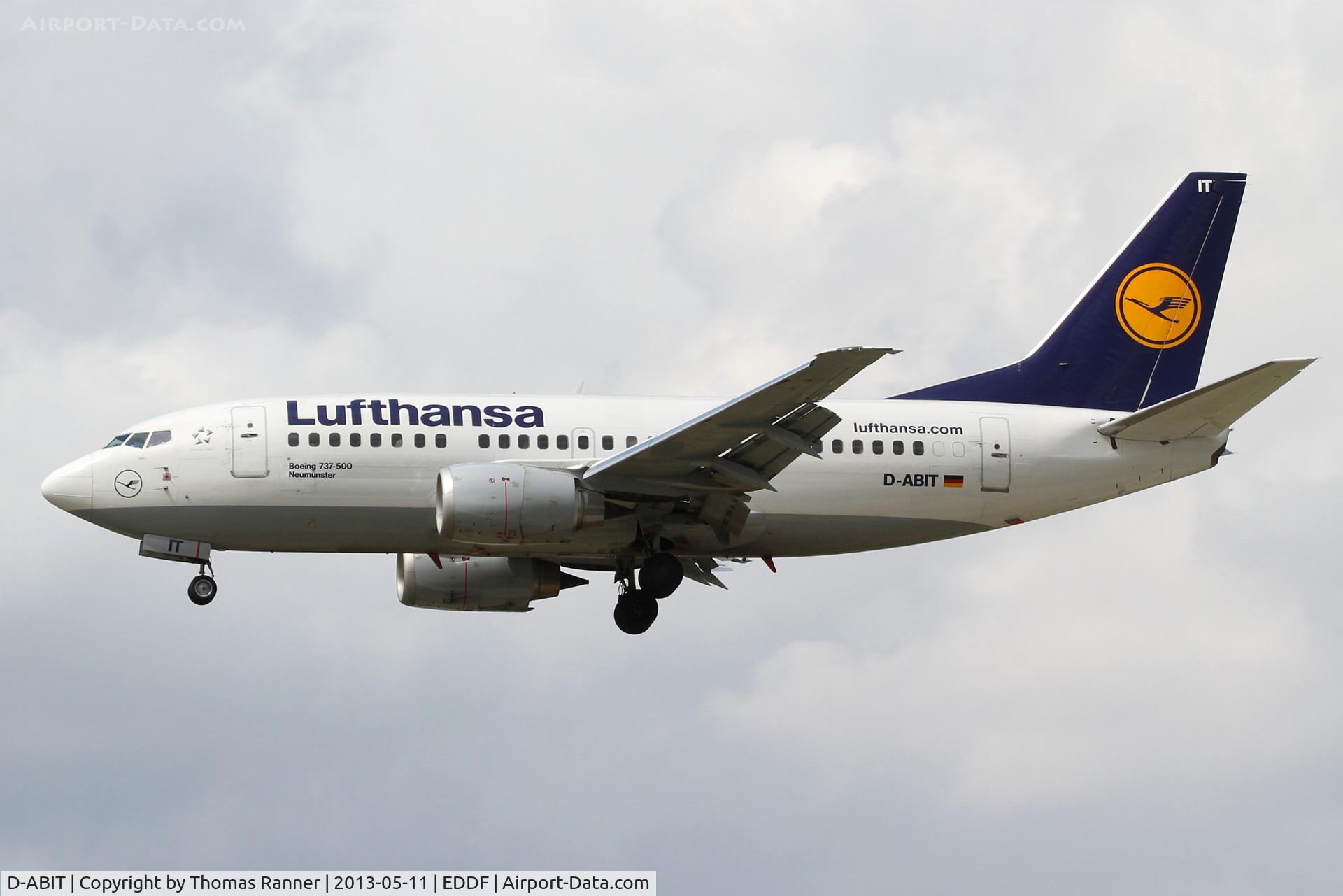 D-ABIT, 1991 Boeing 737-530 C/N 24943, Lufthansa Boeing 737