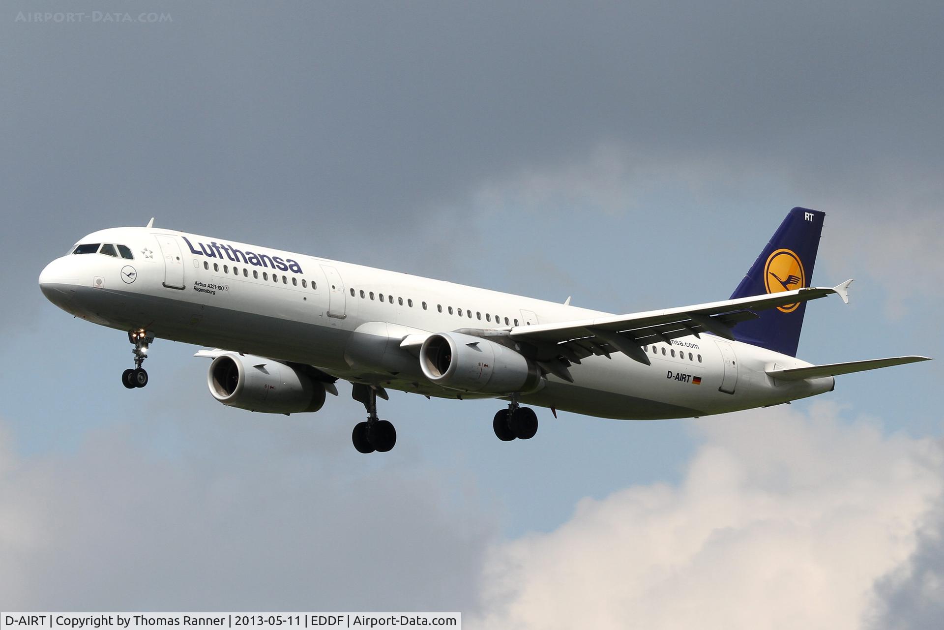 D-AIRT, 1997 Airbus A321-131 C/N 0652, Lufthansa Airbus A321