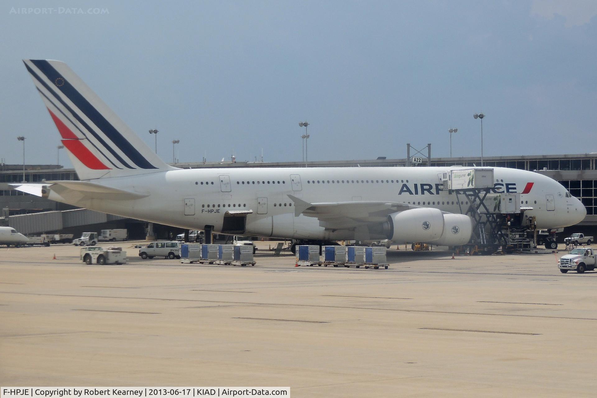 F-HPJE, 2010 Airbus A380-861 C/N 052, Preparing for the long flight back to Paris