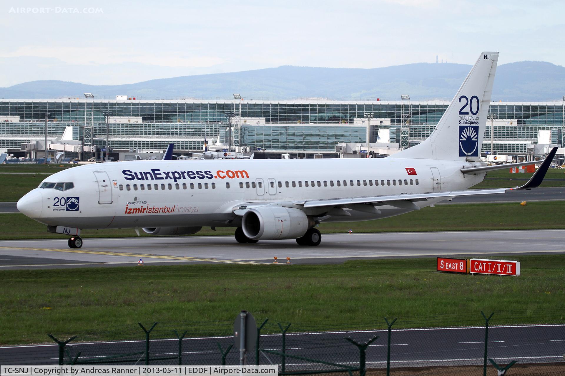 TC-SNJ, 2005 Boeing 737-86J C/N 30827, SunExpress Boeing 737