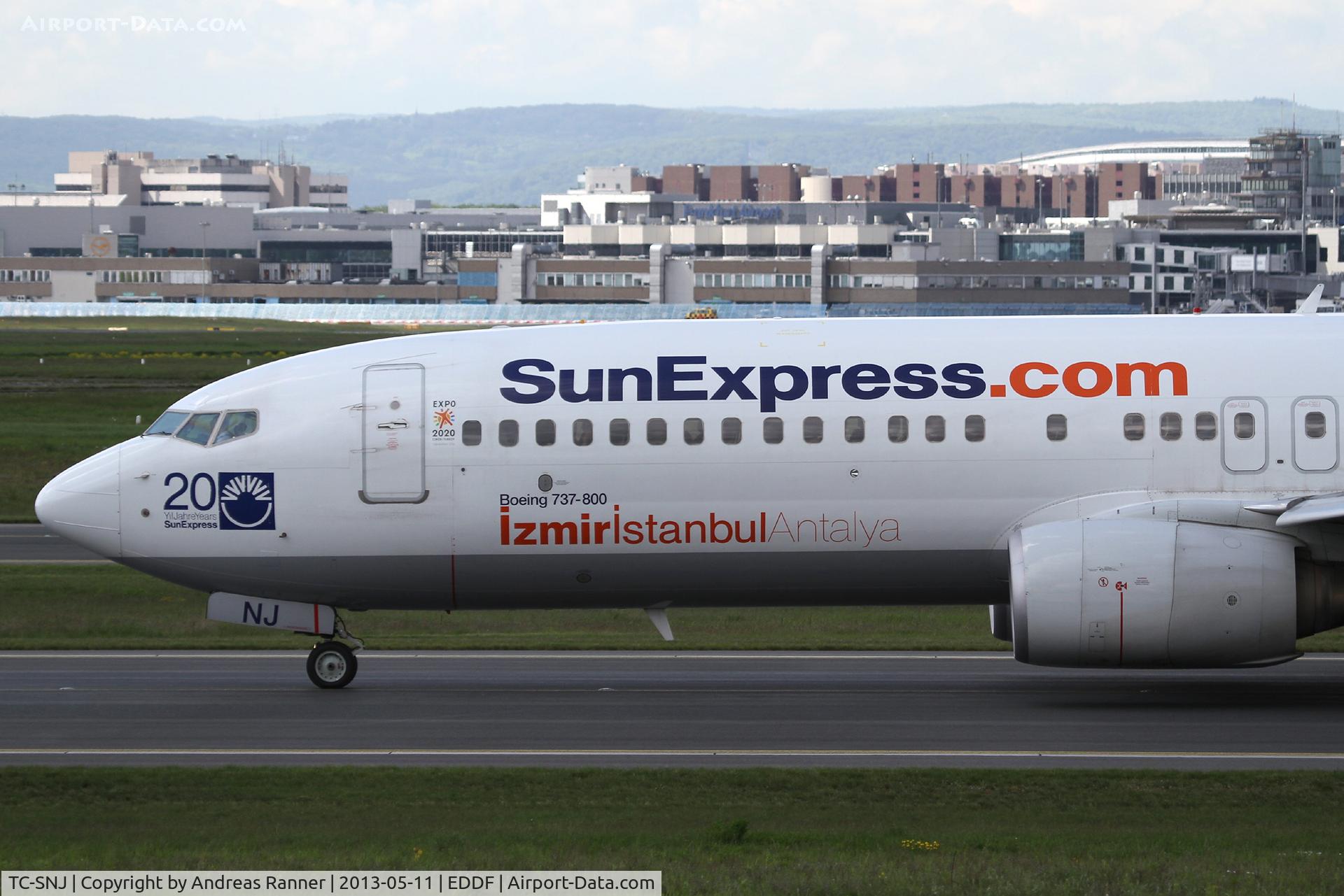 TC-SNJ, 2005 Boeing 737-86J C/N 30827, SunExpress Boeing 737