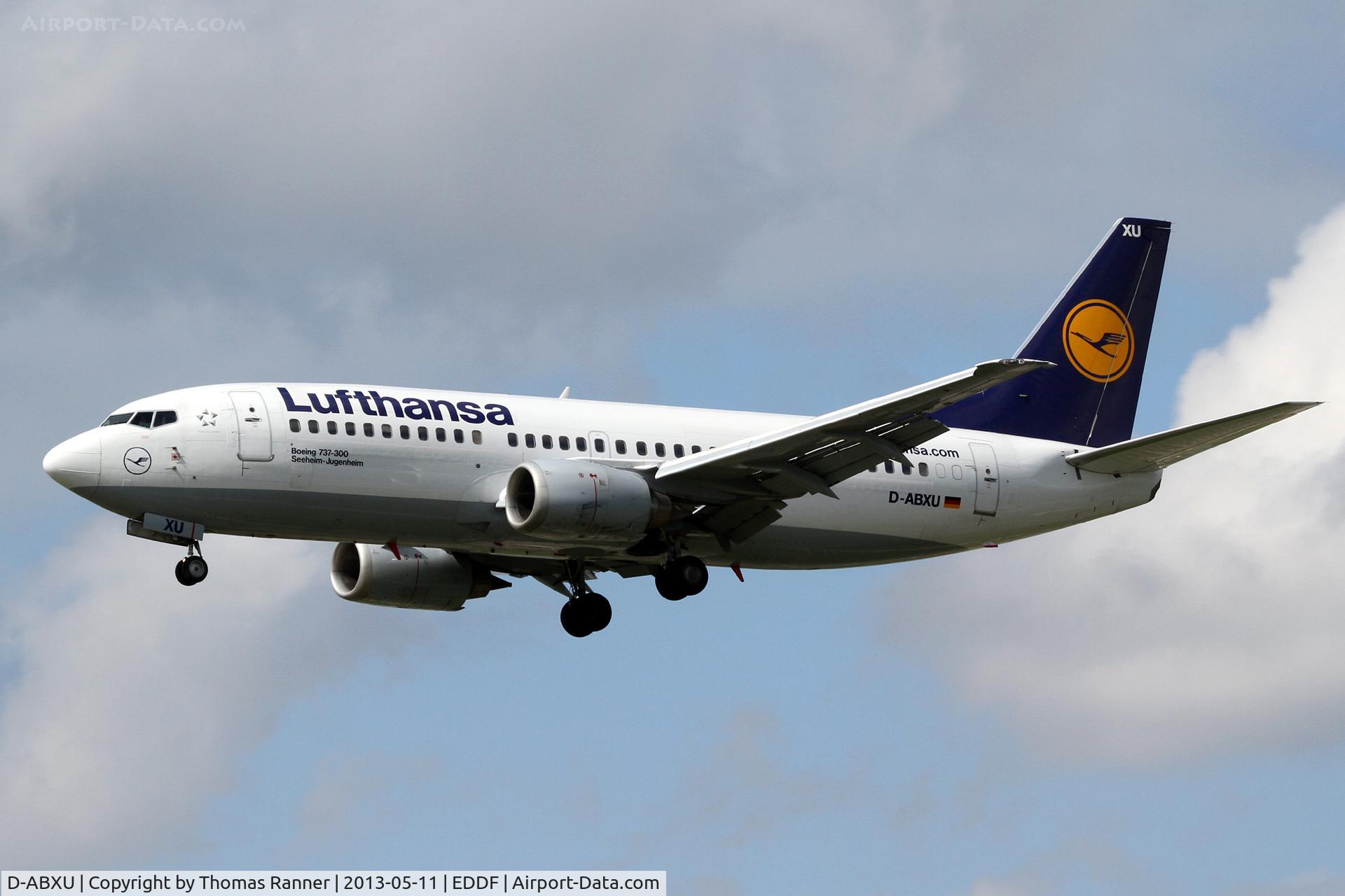 D-ABXU, 1989 Boeing 737-330 C/N 24282, Lufthansa Boeing 737