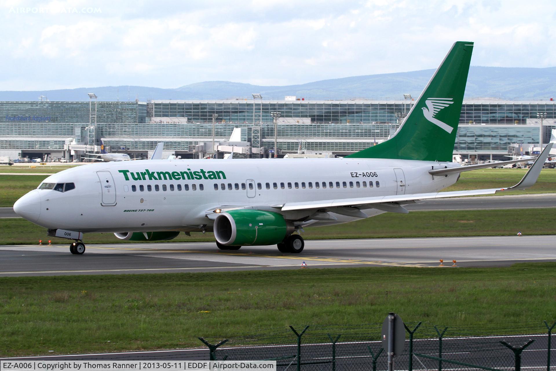 EZ-A006, 2009 Boeing 737-7GL C/N 37236, Turkmenistan Airlines Boeing 737