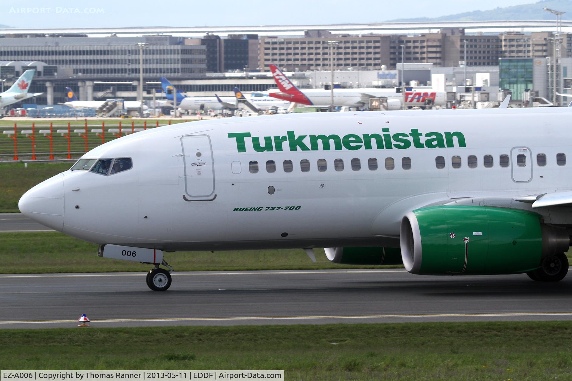 EZ-A006, 2009 Boeing 737-7GL C/N 37236, Turkmenistan Airlines Boeing 737