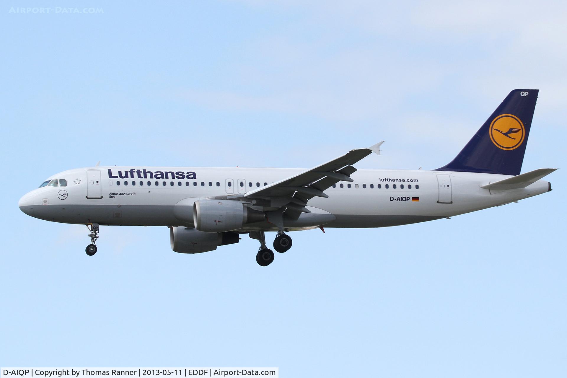 D-AIQP, 1992 Airbus A320-211 C/N 346, Lufthansa Airbus A320
