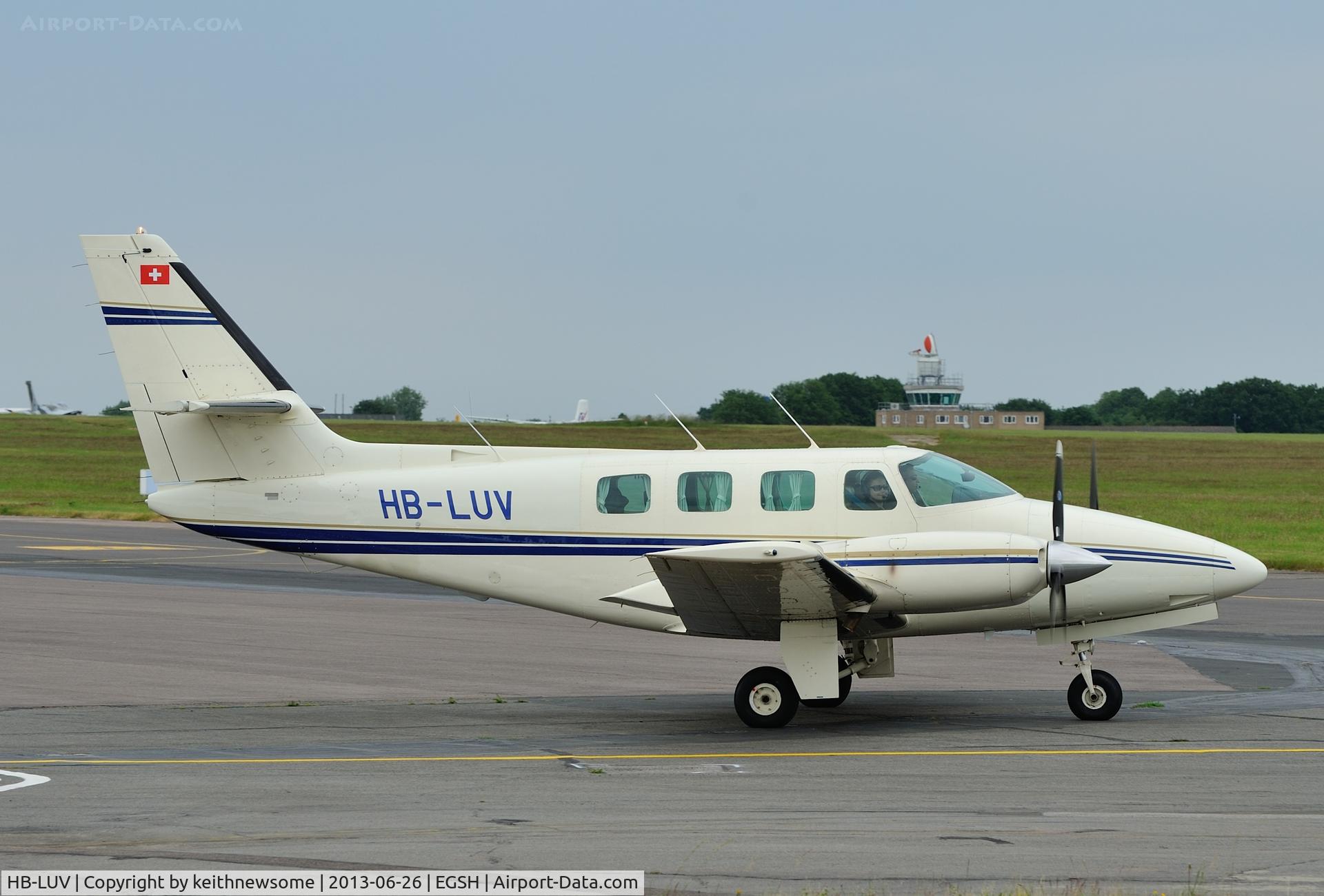 HB-LUV, 1981 Cessna T303 Crusader C/N T30300058, Nice Swiss visitor.