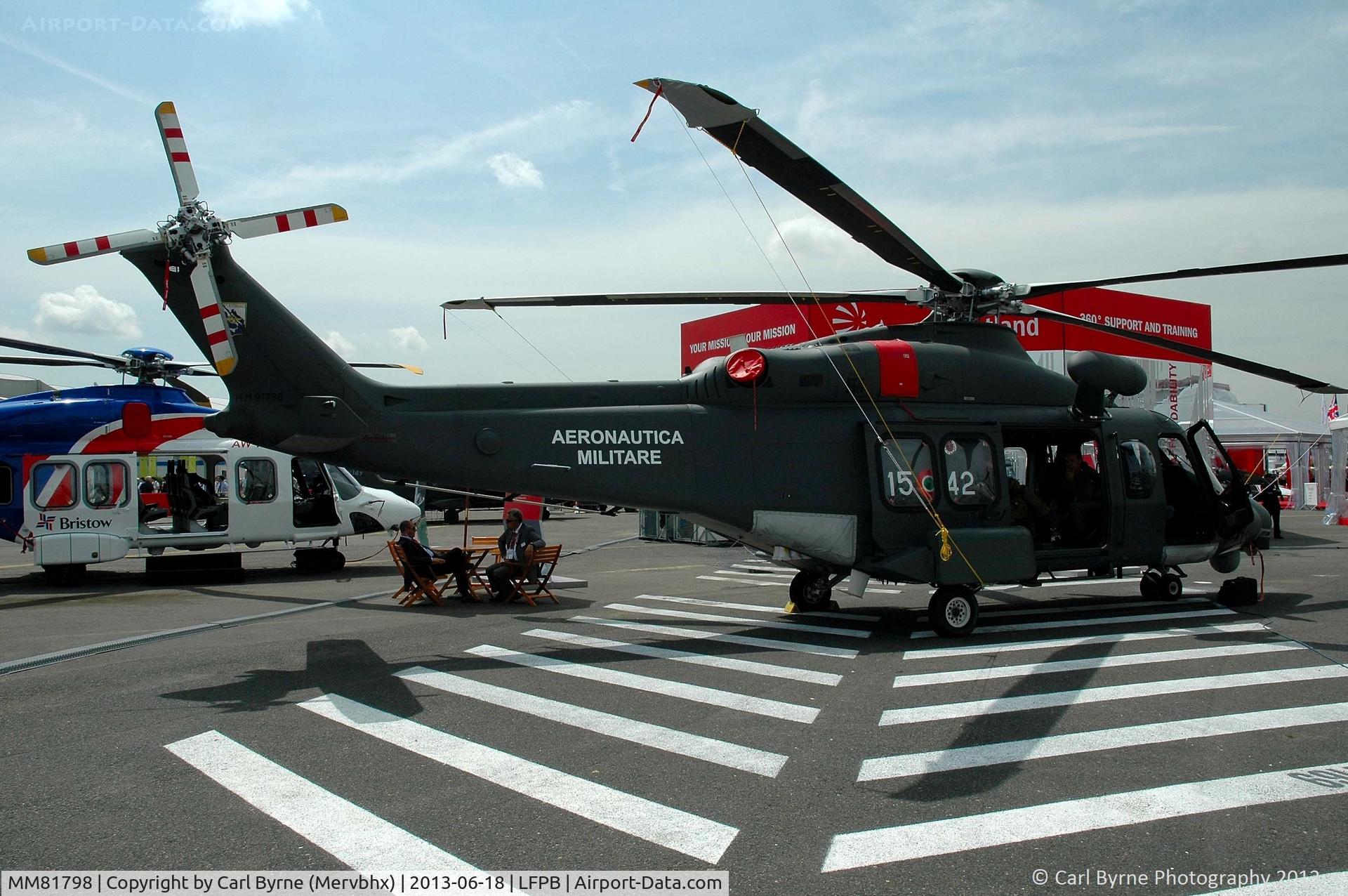 MM81798, 2012 AgustaWestland HH-139A C/N 31420, Part of the 2013 Paris Air Show Static Display.
