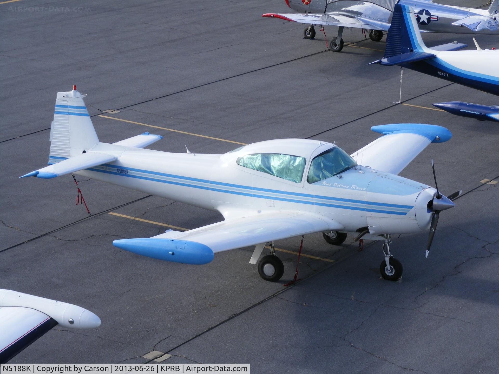 N5188K, 1950 Ryan NAVION A C/N NAV-4-2088, American Navion Society Convention at Paso Robles, CA