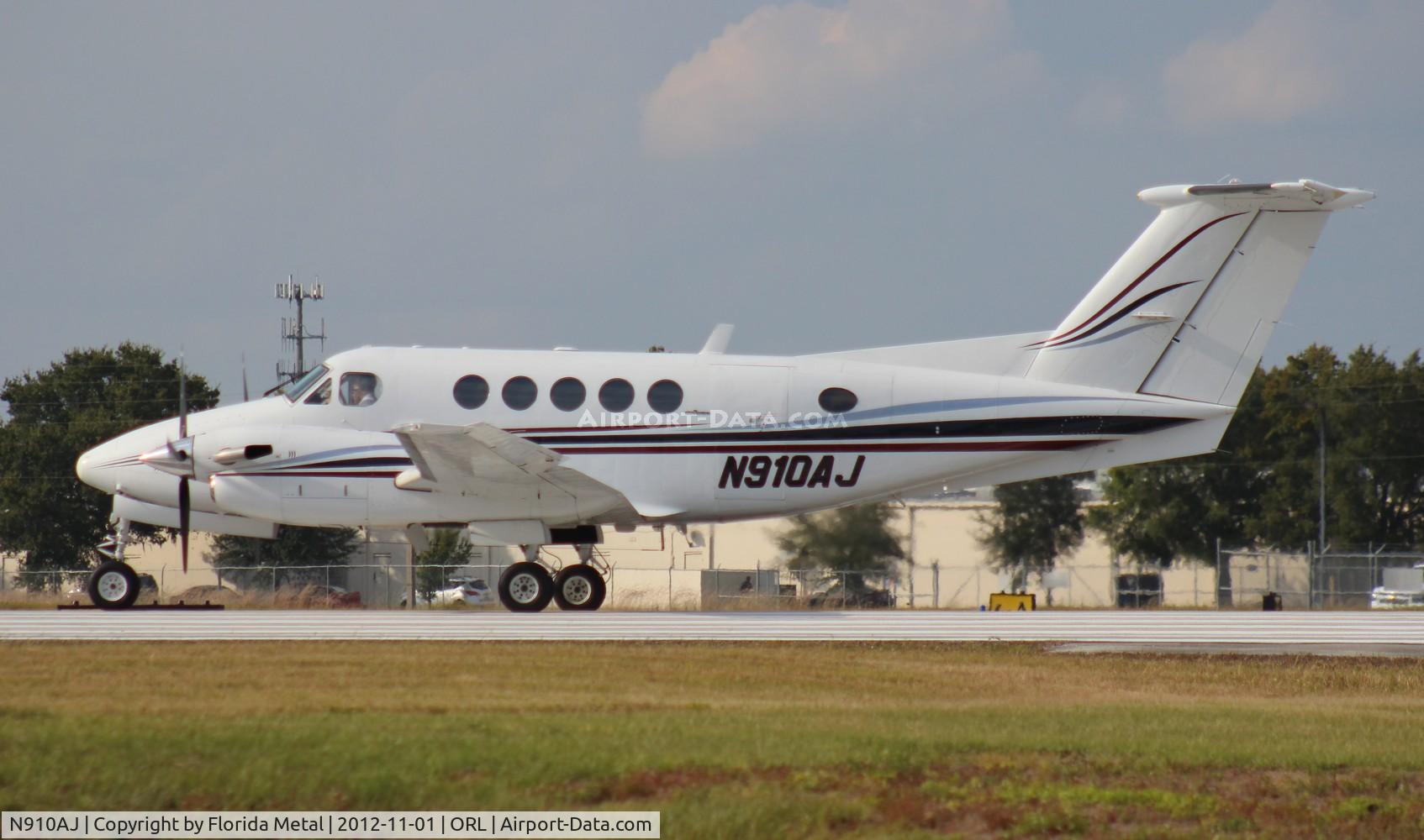 N910AJ, 1981 Beech B200 King Air C/N BB-910, Beech 200