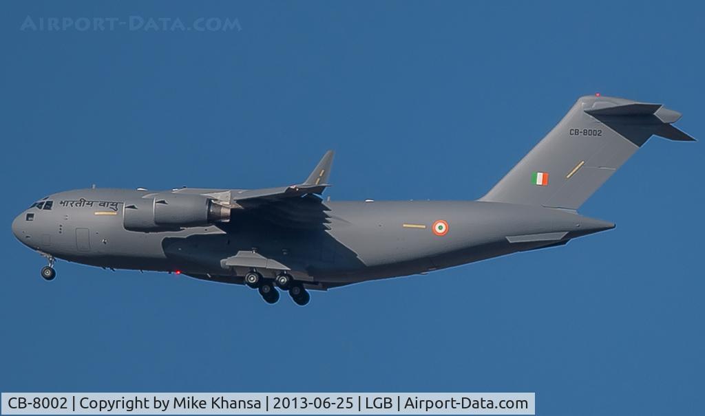 CB-8002, 2013 Boeing C-17A Globemaster III C/N F-258/IND-2, The second of 10 Boeing C-17 Globemaster III being tested before it would be given the Indian Air Force.