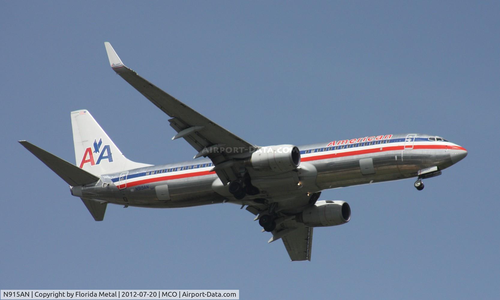N915AN, 1999 Boeing 737-823 C/N 29516, American 737-800