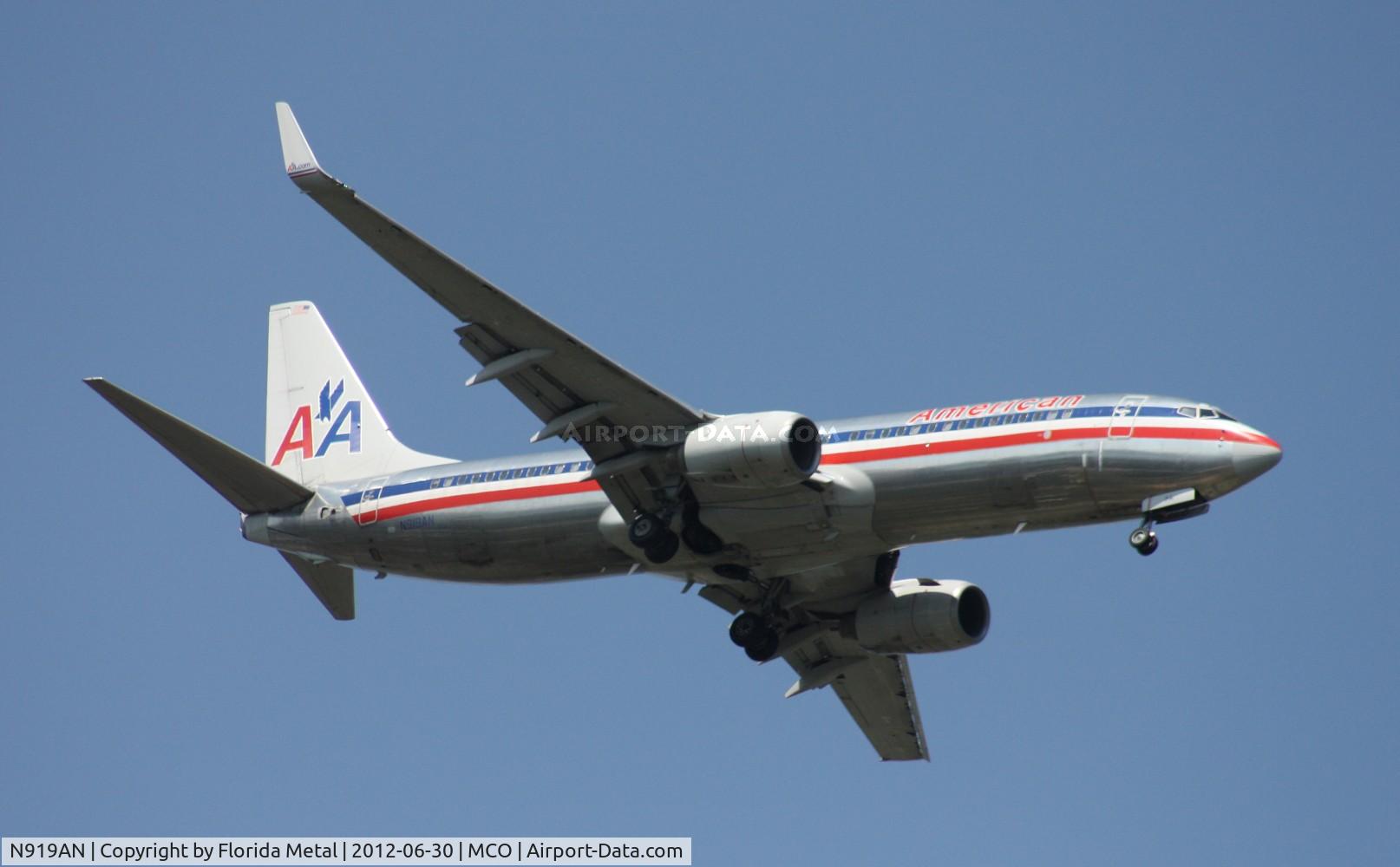 N919AN, 1999 Boeing 737-823 C/N 29520, American 737-800