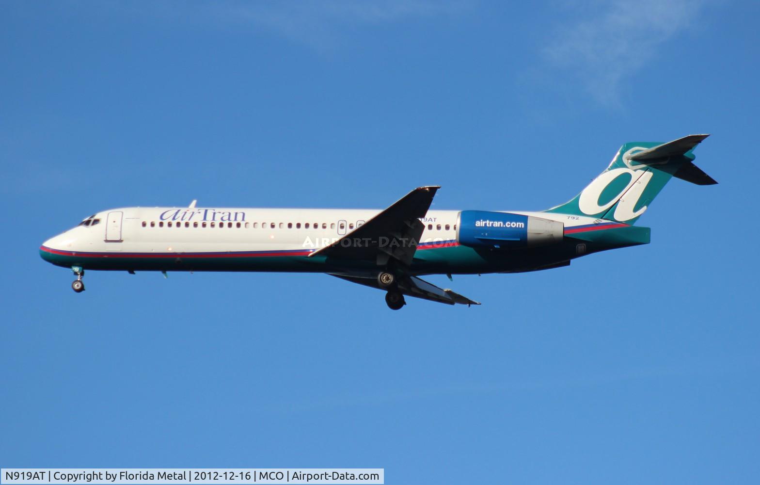 N919AT, 2001 Boeing 717-200 C/N 55084, Air Tran 717