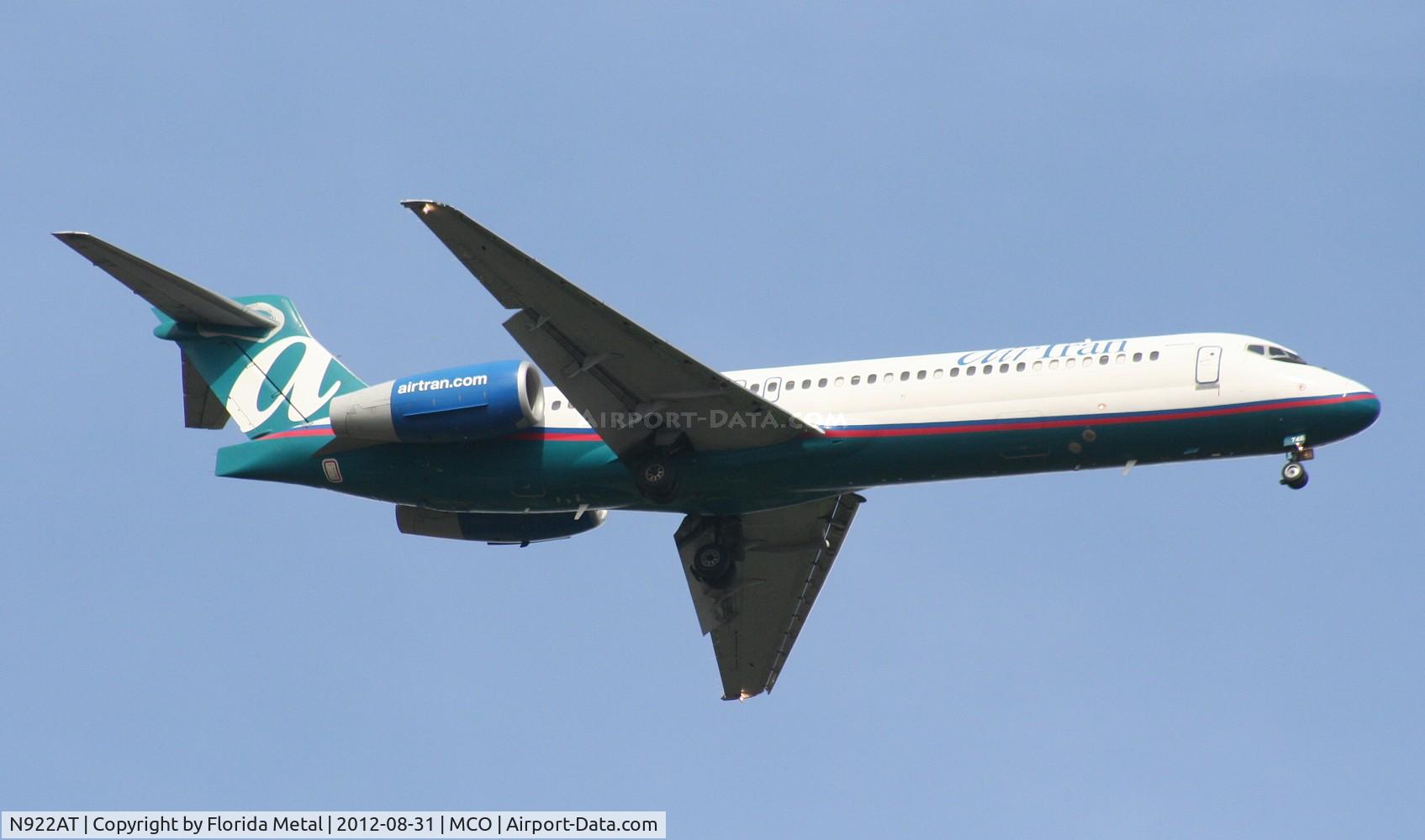 N922AT, 2005 Boeing 717-200 C/N 55050, Air Tran 717