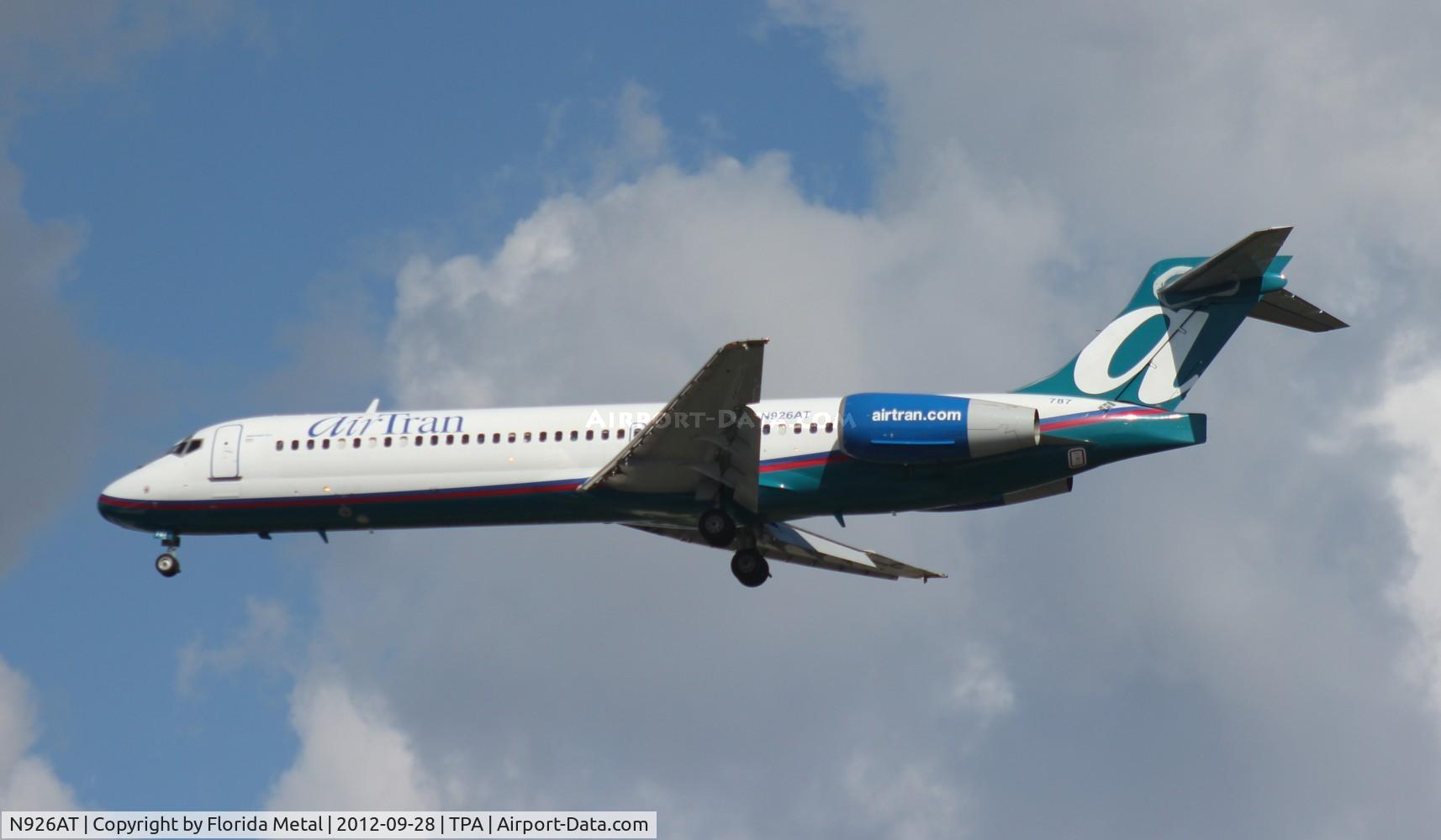 N926AT, 2000 Boeing 717-200 C/N 55078, Air Tran 717