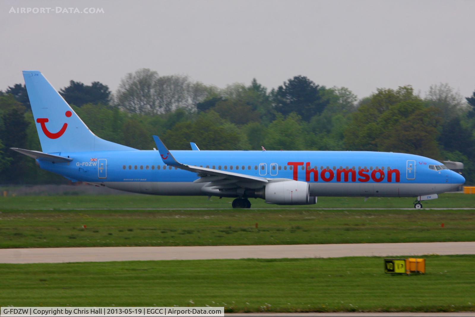 G-FDZW, 2011 Boeing 737-8K5 C/N 37254, Thomson