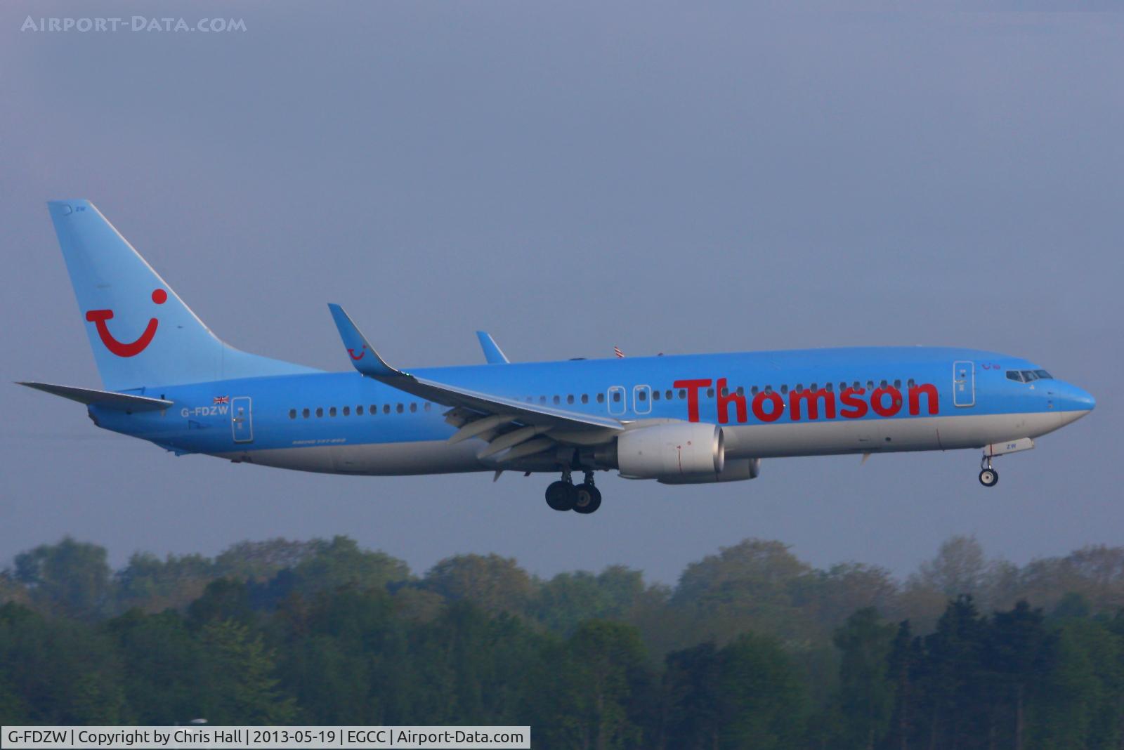 G-FDZW, 2011 Boeing 737-8K5 C/N 37254, Thomson