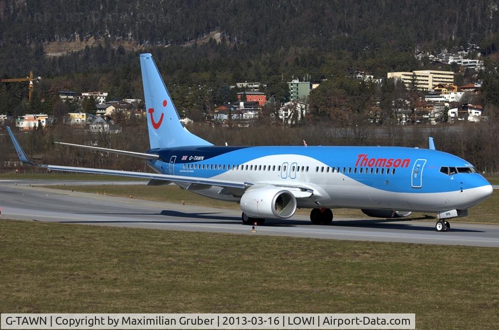 G-TAWN, 2013 Boeing 737-8K5 C/N 37251, 