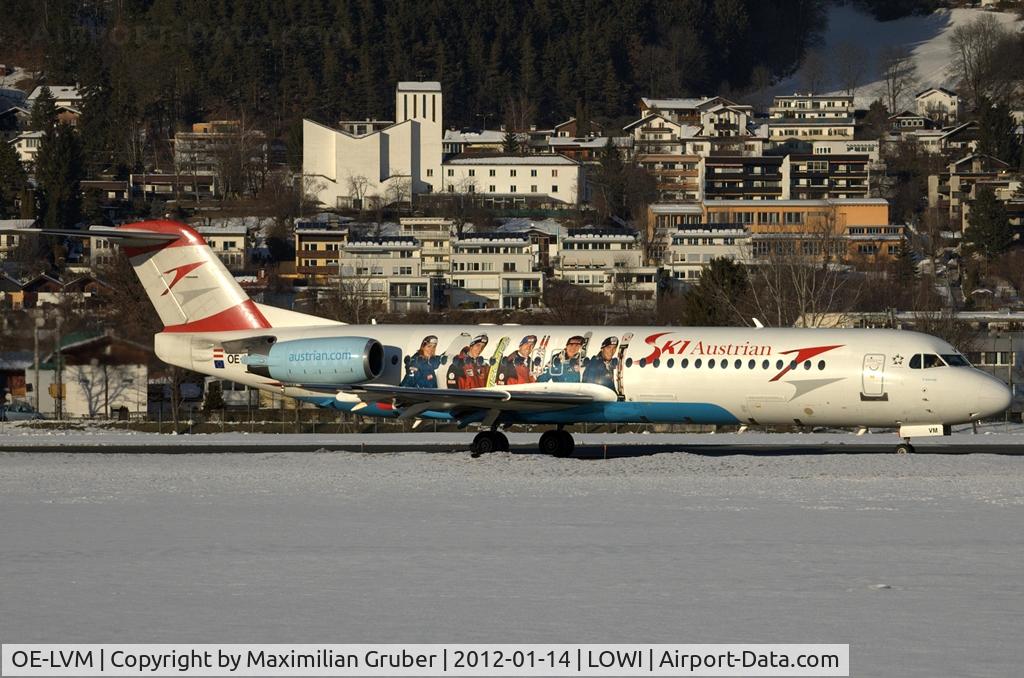 OE-LVM, 1991 Fokker F100 (F-28-0100) C/N 11361, 