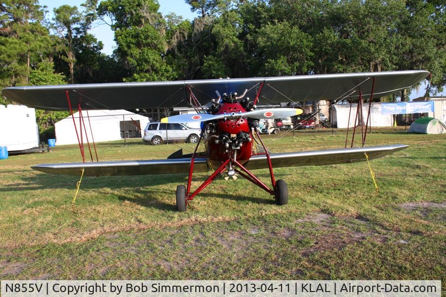 N855V, 1930 Waco RNF C/N 3267, Sun N Fun 2013 - Lakeland, FL