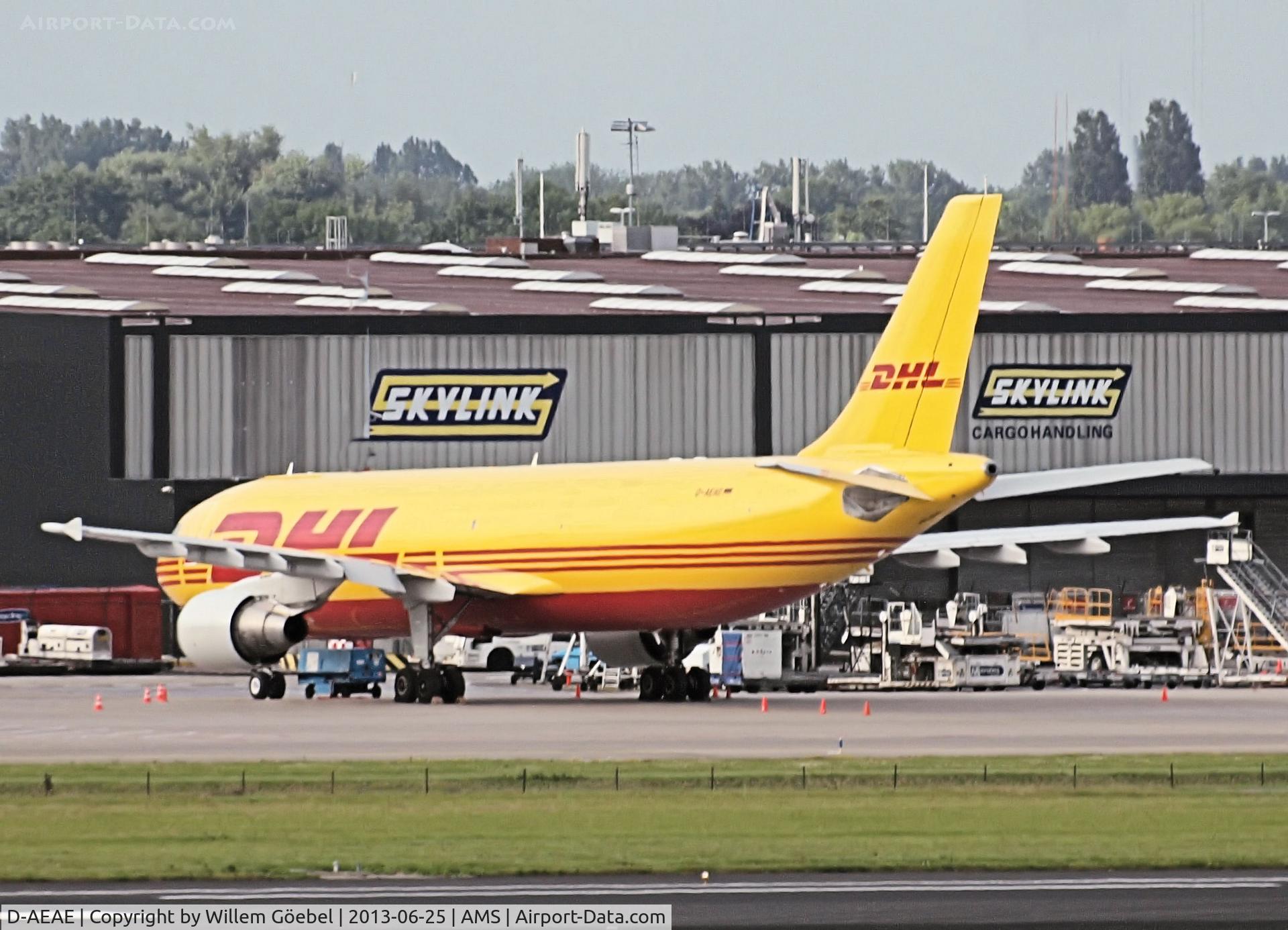 D-AEAE, 1995 Airbus A300B4-622R(F) C/N 753, Parking on the Cargo place of Schiphol Airport