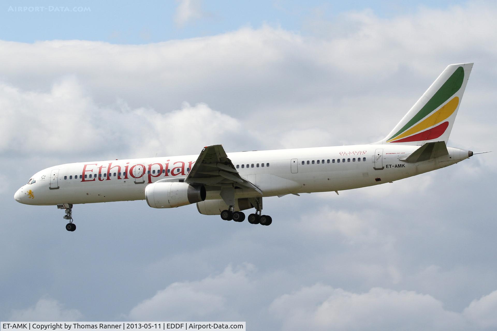 ET-AMK, 2001 Boeing 757-28A C/N 32449, Ethiopian Airlines Boeing 757