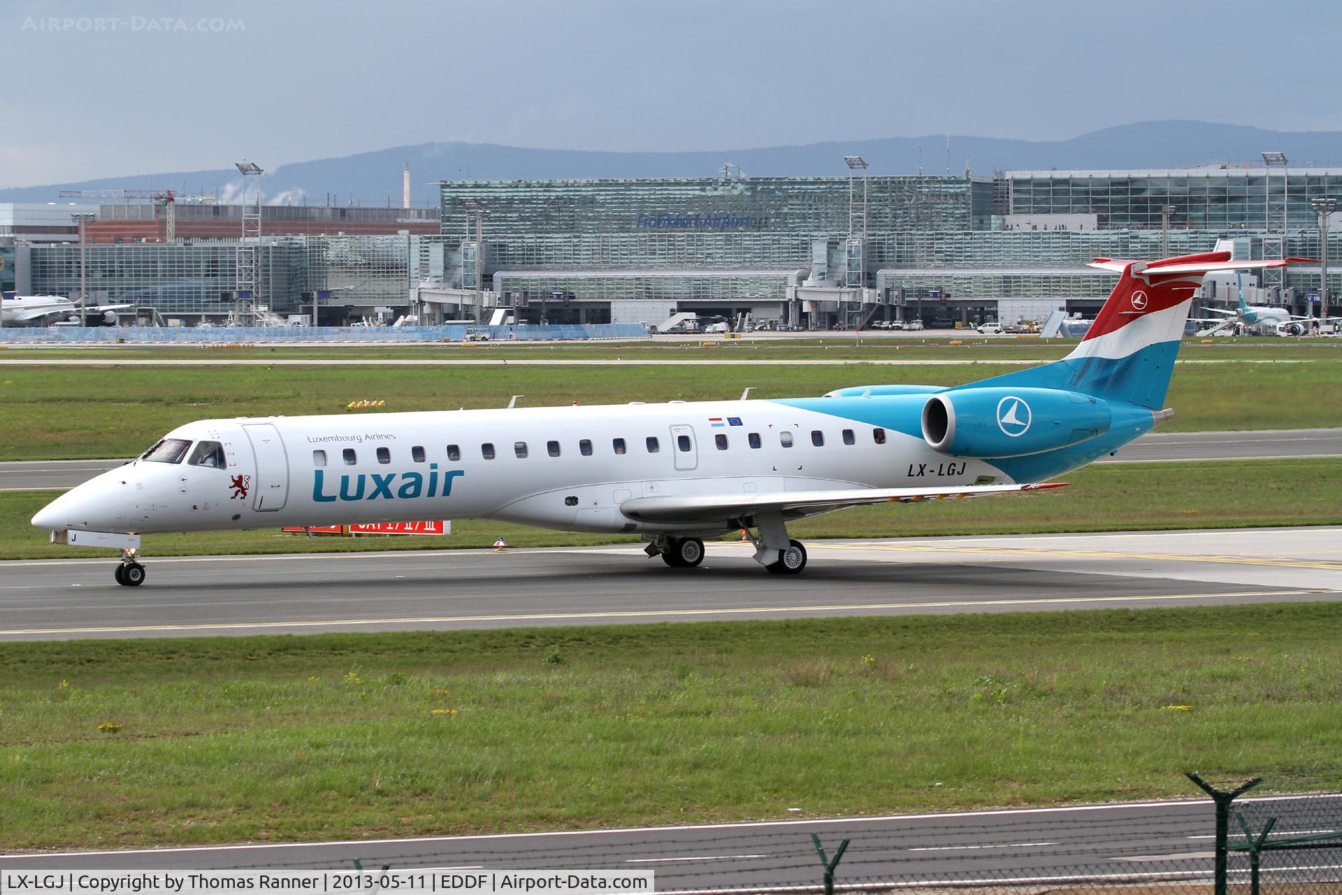 LX-LGJ, 2001 Embraer EMB-145LU (ERJ-145LU) C/N 145395, Luxair Embraer 145