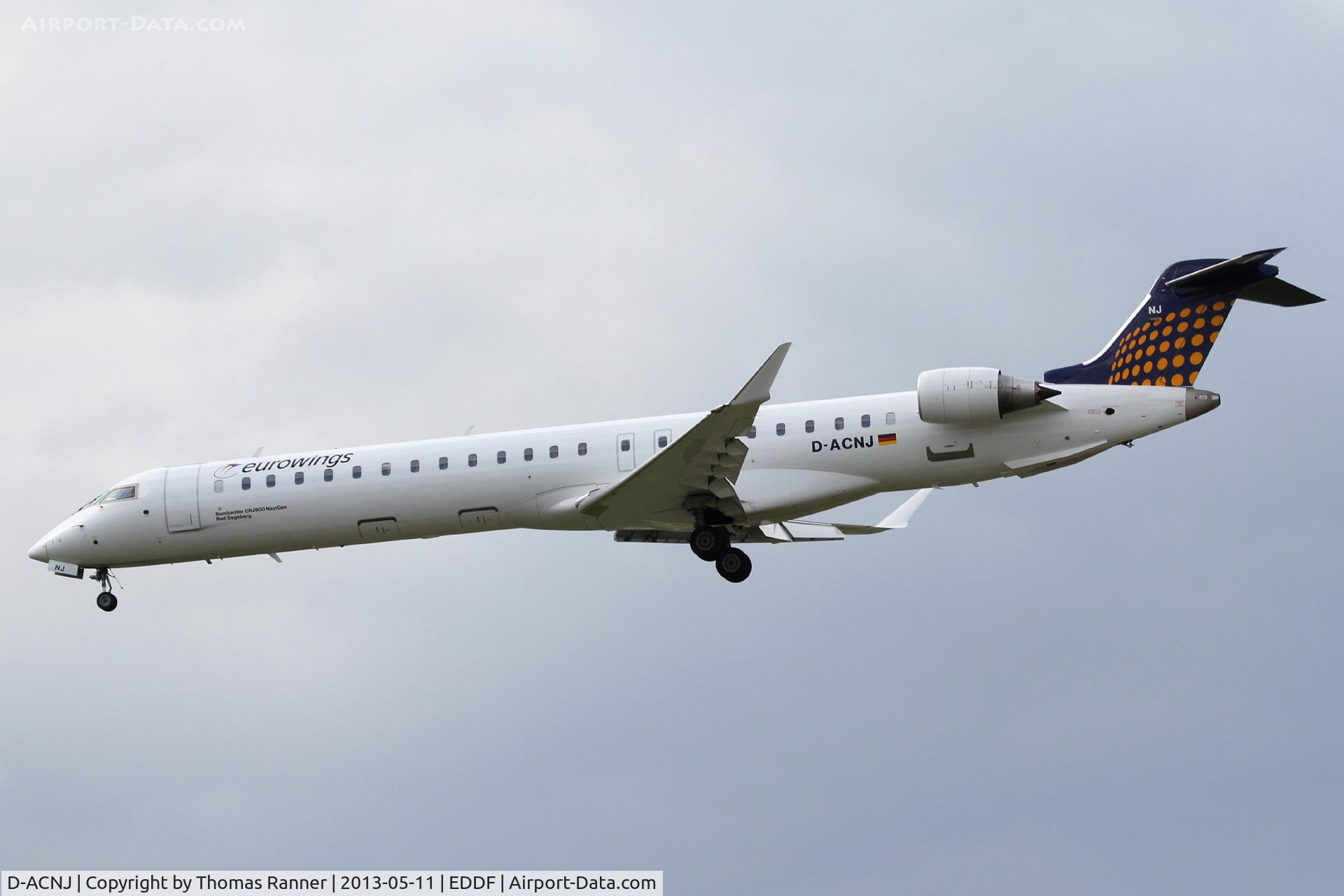 D-ACNJ, 2010 Bombardier CRJ-900 NG (CL-600-2D24) C/N 15249, Eurowings CRJ-900