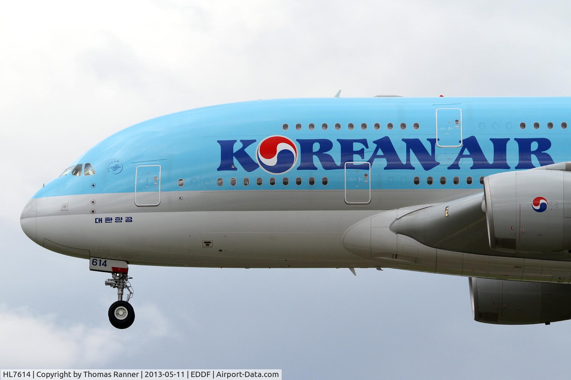 HL7614, 2011 Airbus A380-861 C/N 068, Korean Air Airbus A380