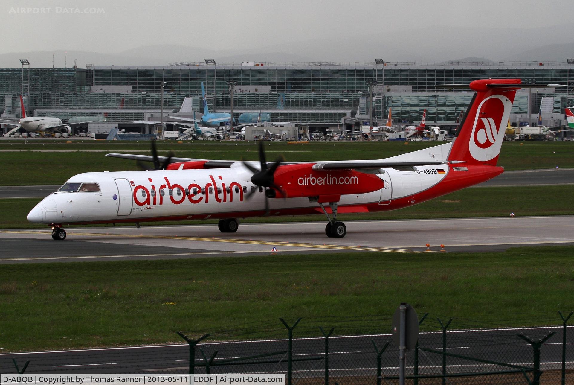 D-ABQB, 2008 De Havilland Canada DHC-8-402Q Dash 8 C/N 4226, Air Berlin DHC-8