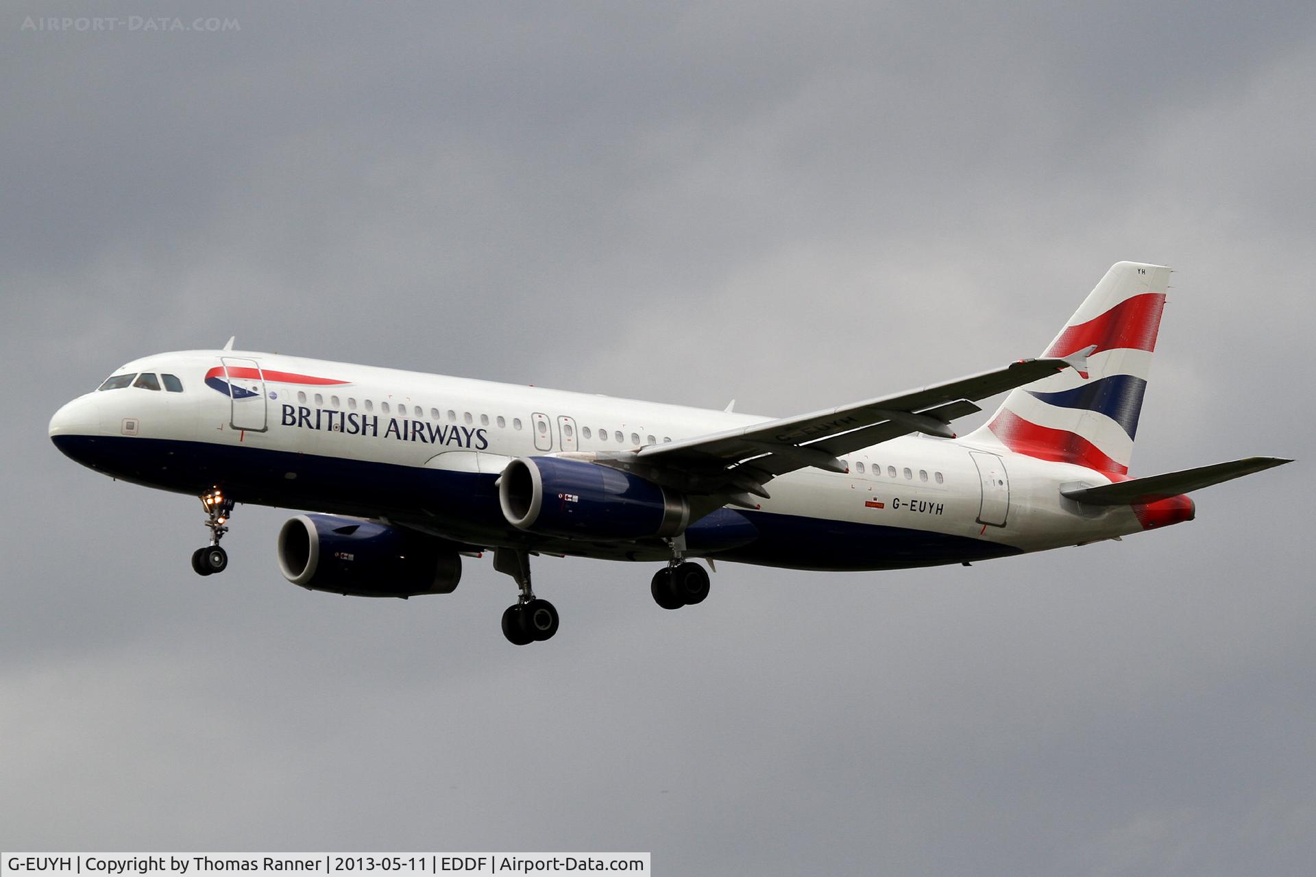 G-EUYH, 2010 Airbus A320-232 C/N 4265, British Airways Airbus A320