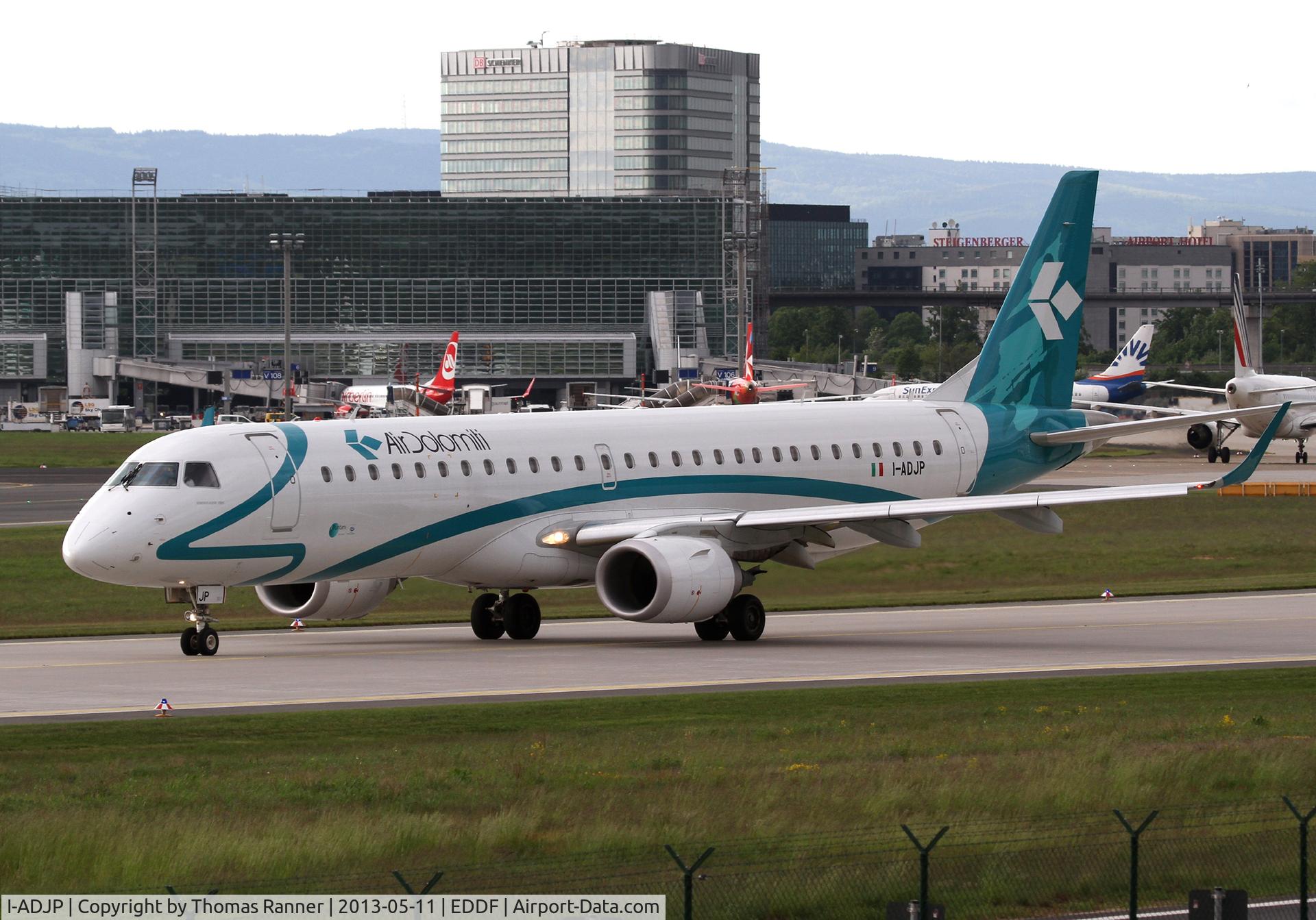 I-ADJP, 2012 Embraer 195LR (ERJ-190-200LR) C/N 19000578, Air Dolomiti Embraer 190