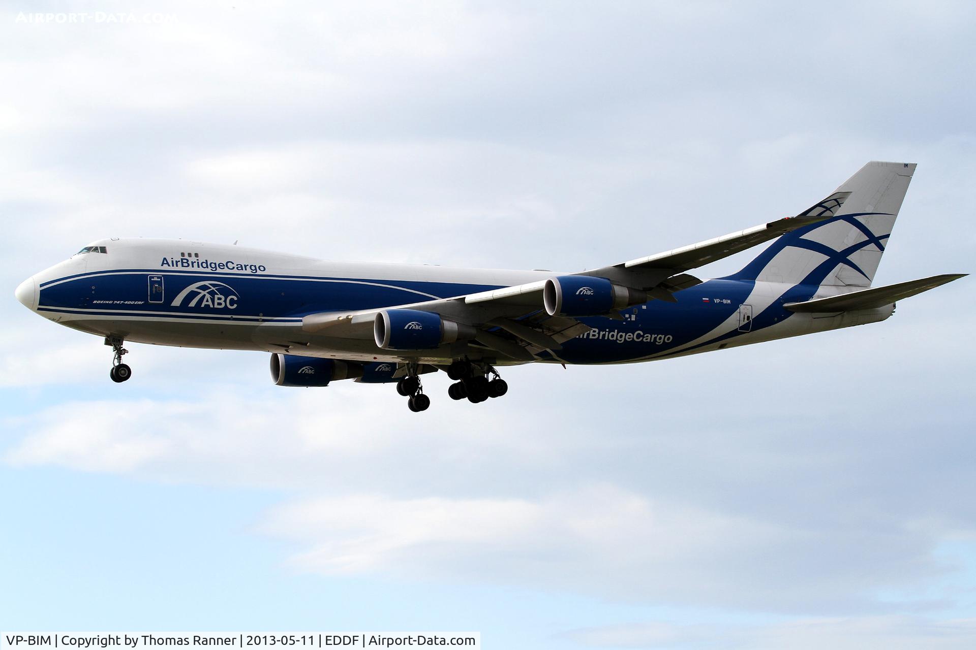 VP-BIM, 2008 Boeing 747-4HAERF C/N 35237, Air Bridge Cargo Boeing 747