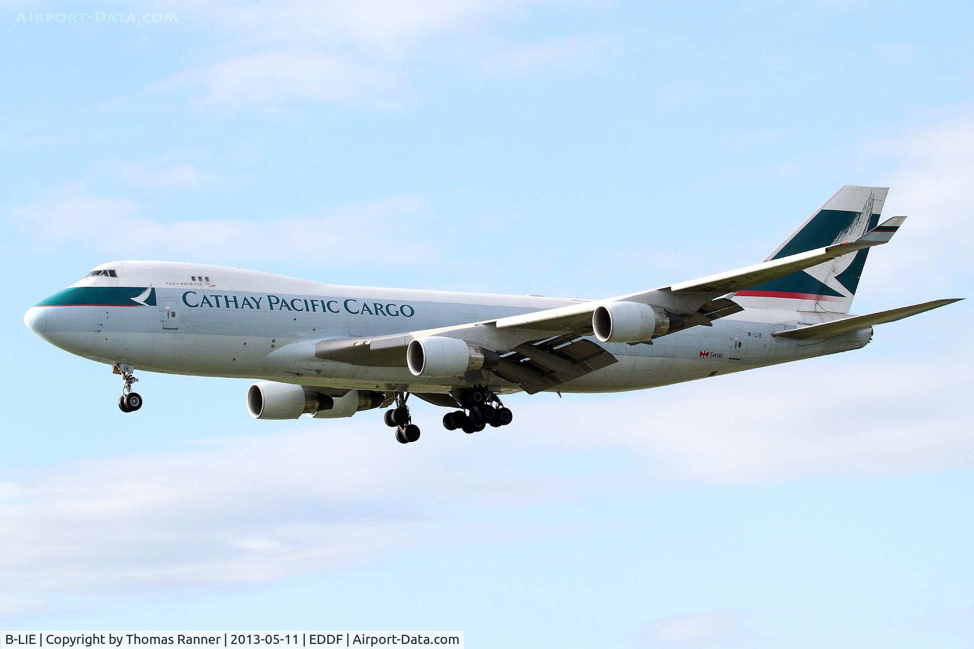 B-LIE, 2009 Boeing 747-467ERF C/N 36870, Cathay Pacific Boeing 747