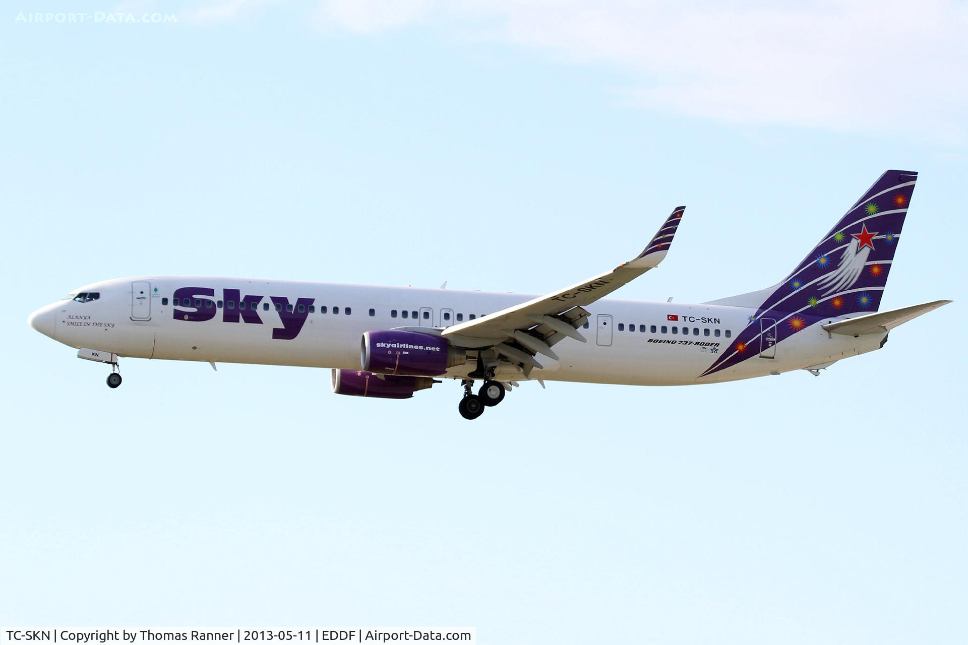 TC-SKN, 2009 Boeing 737-94X/ER C/N 36086, Sky Airlines Boeing 737