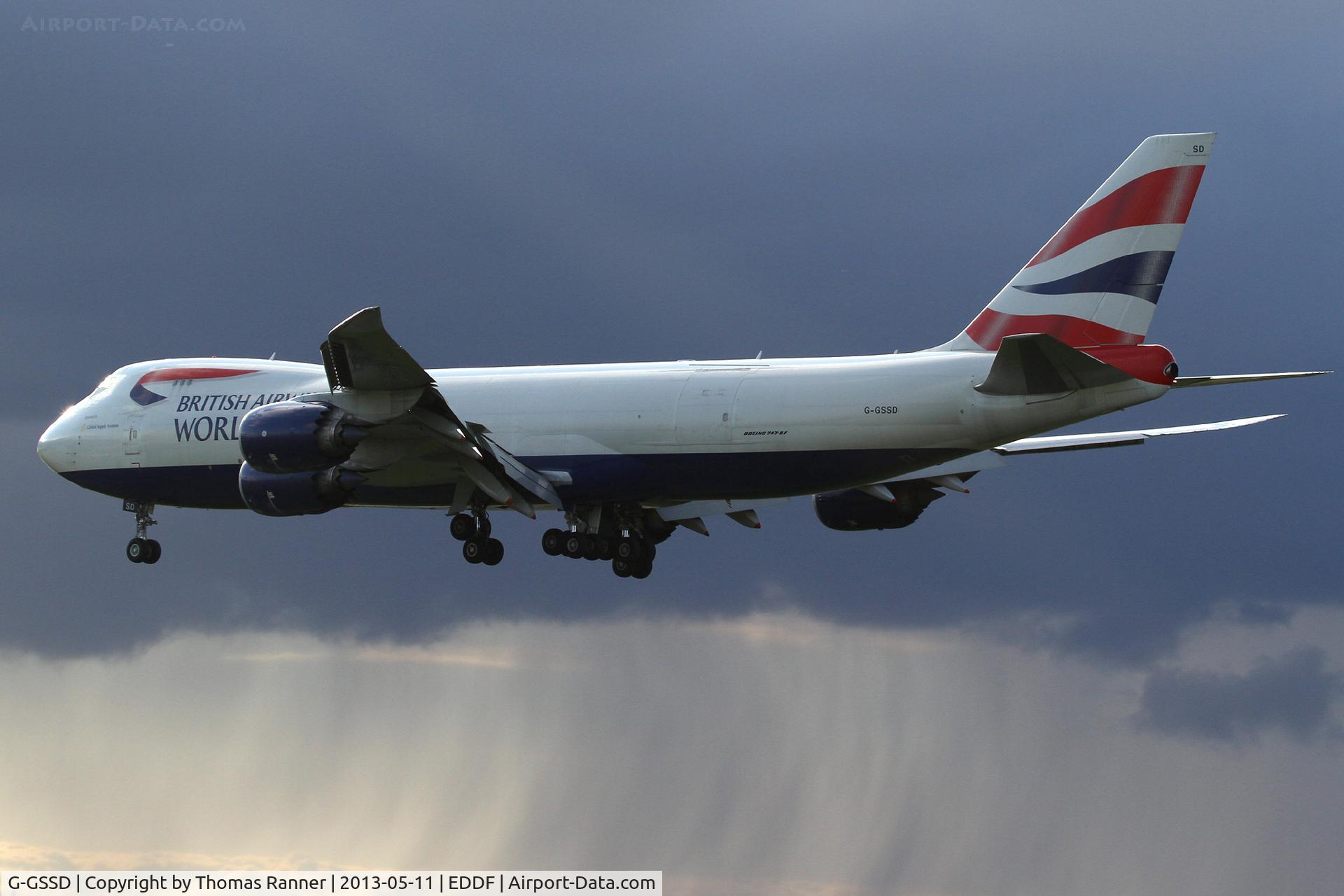 G-GSSD, 2011 Boeing 747-87UF C/N 37561, British Airways World Cargo Boeing 747-8