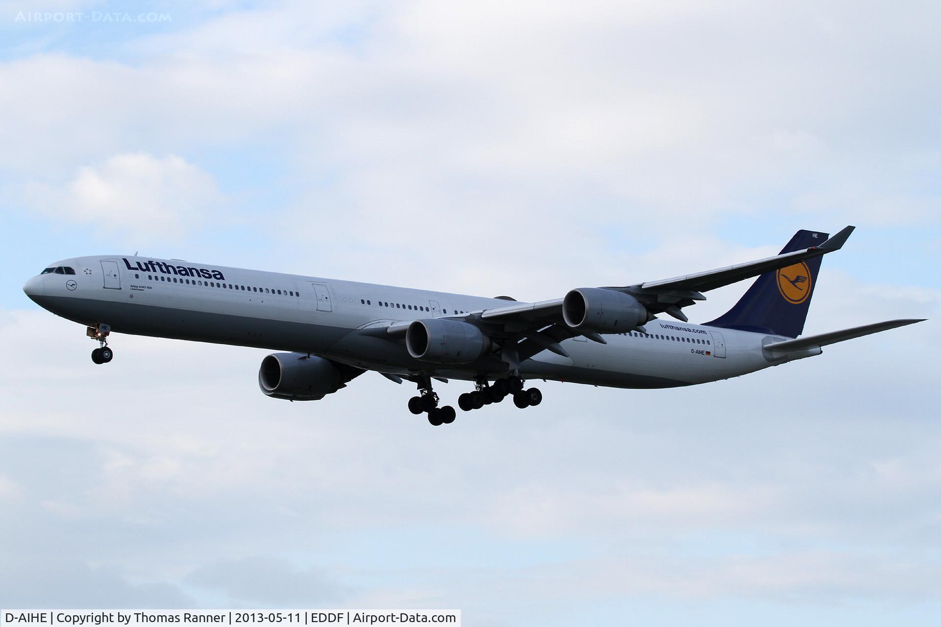 D-AIHE, 2003 Airbus A340-642 C/N 540, Lufthansa Airbus A340