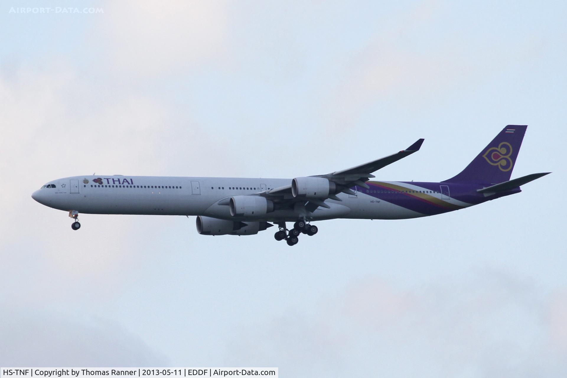 HS-TNF, 2008 Airbus A340-642 C/N 953, Thai Airways Airbus A340