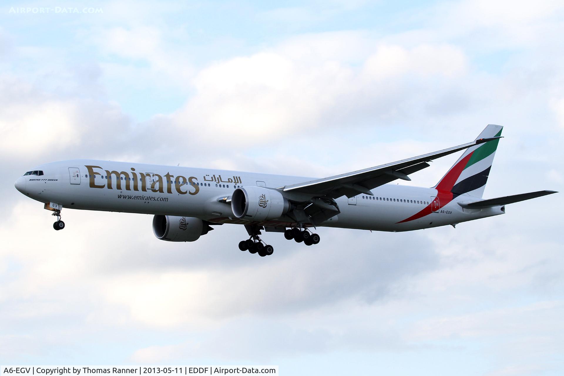 A6-EGV, 2012 Boeing 777-31H/ER C/N 38990, Emirates