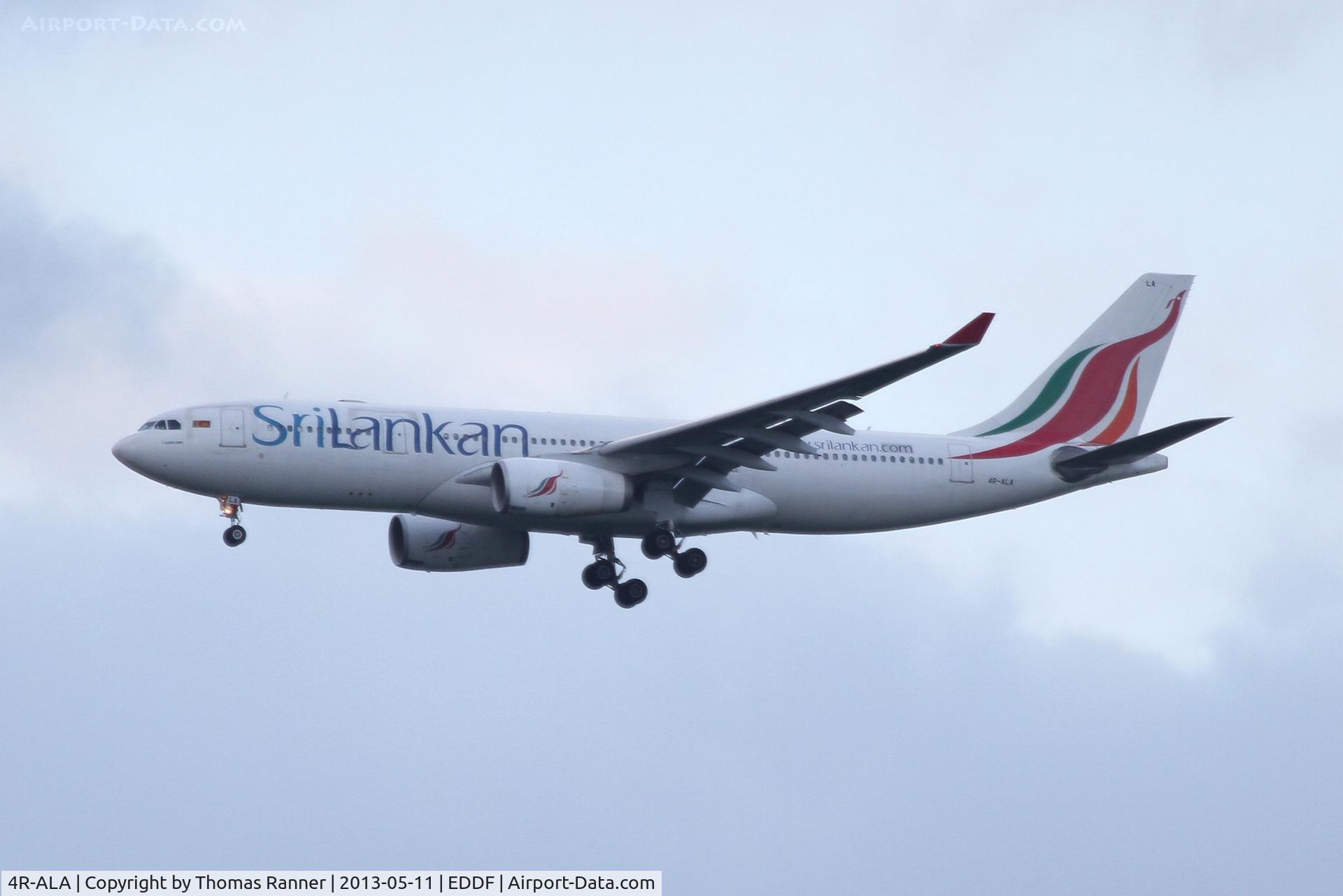 4R-ALA, 1999 Airbus A330-243 C/N 303, Sri Lankan Airbus A330