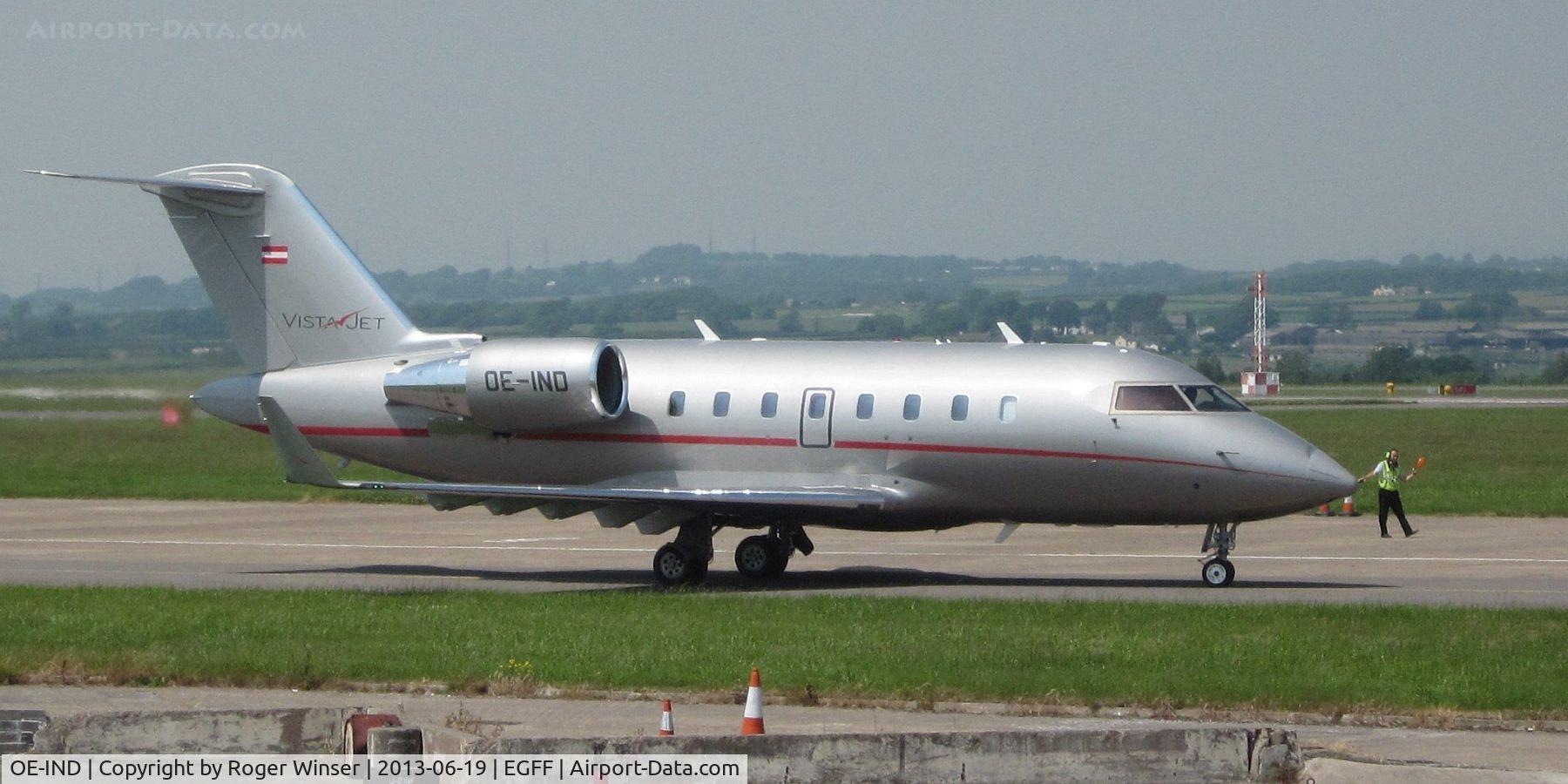 OE-IND, 2009 Bombardier Challenger 605 (CL-600-2B16) C/N 5797, Visiting Challenger 605 operated by VJS VistaJet Ltd.
