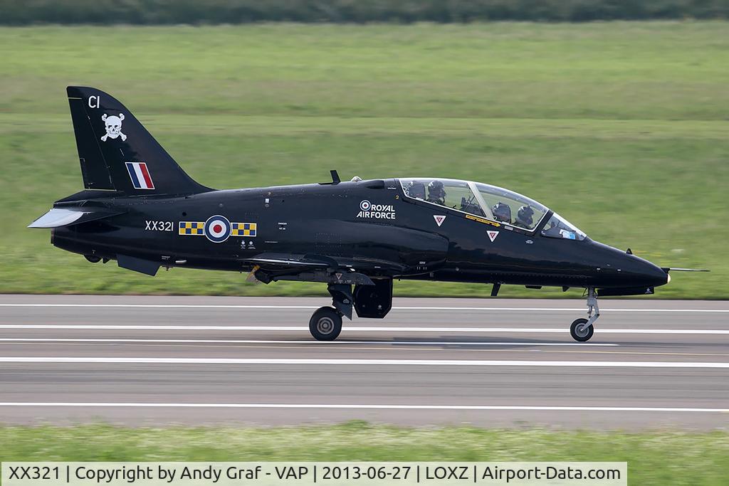XX321, 1980 Hawker Siddeley Hawk T.1A C/N 164/312146, RAF Hawk