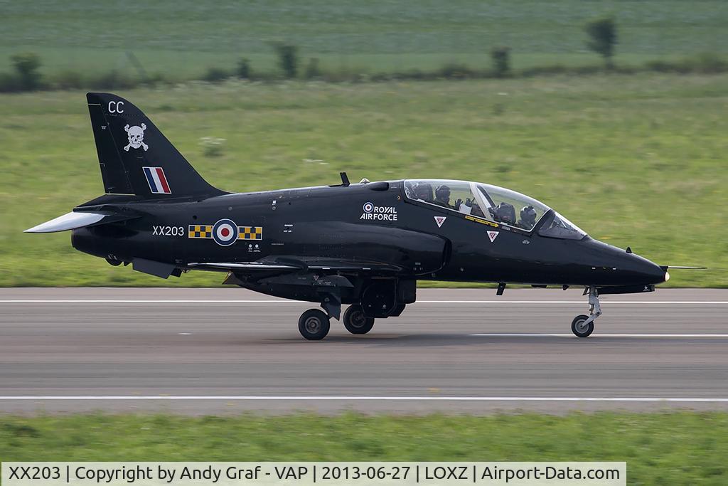 XX203, 1978 Hawker Siddeley Hawk T.1A C/N 050/312050, RAF Hawk