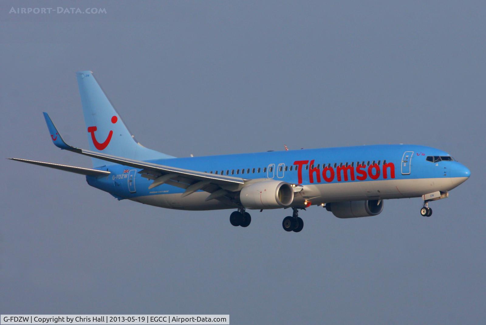 G-FDZW, 2011 Boeing 737-8K5 C/N 37254, Thomson