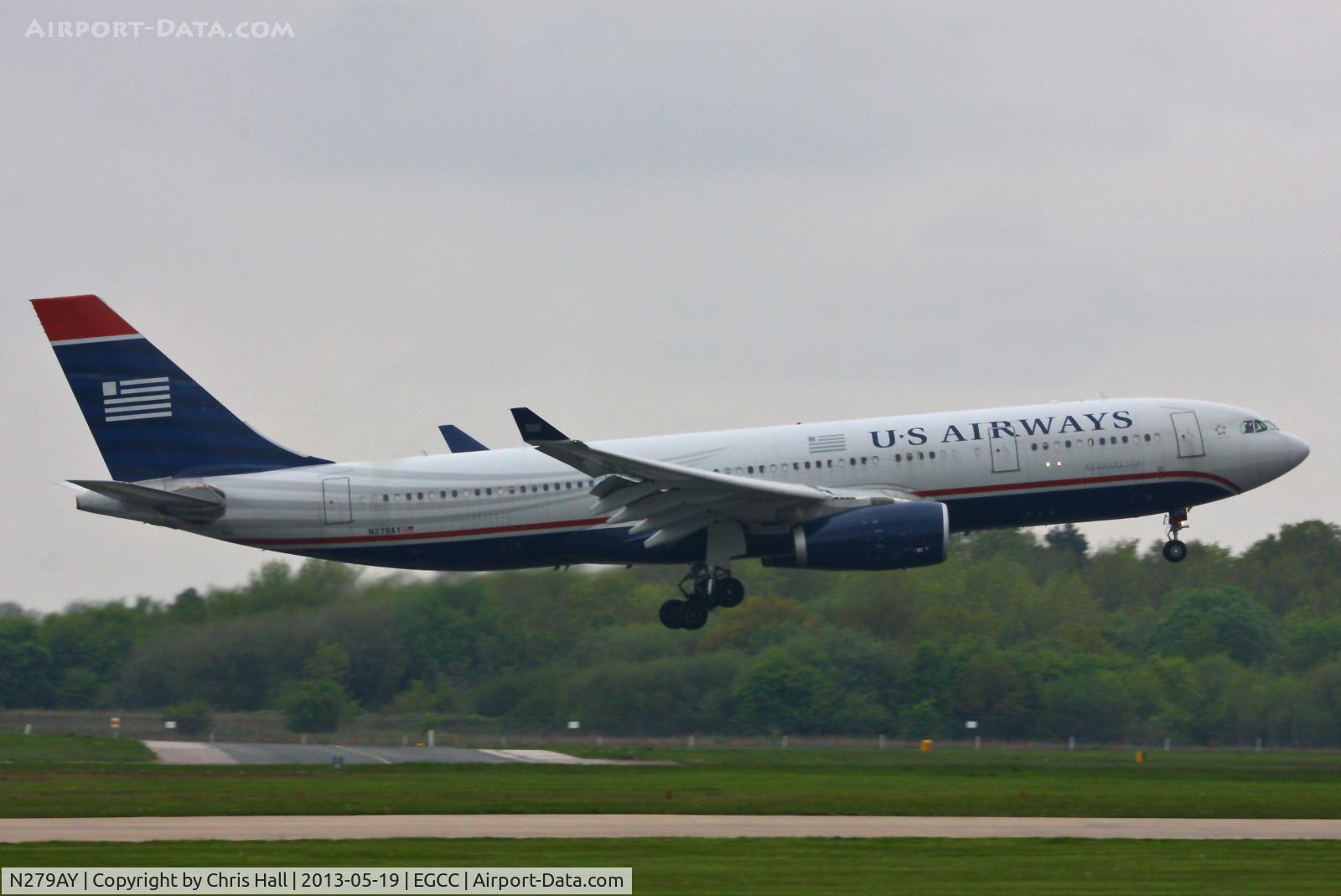 N279AY, 2009 Airbus A330-243 C/N 1011, US Airways