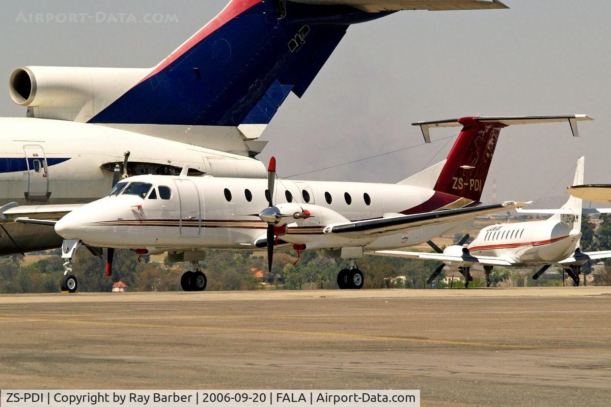 ZS-PDI, 1989 Beech 1900C C/N UC-63, Beech 1900C-1 [UC-63] (Africa Aircraft Contracts) Lanseria~ZS 20/09/2006