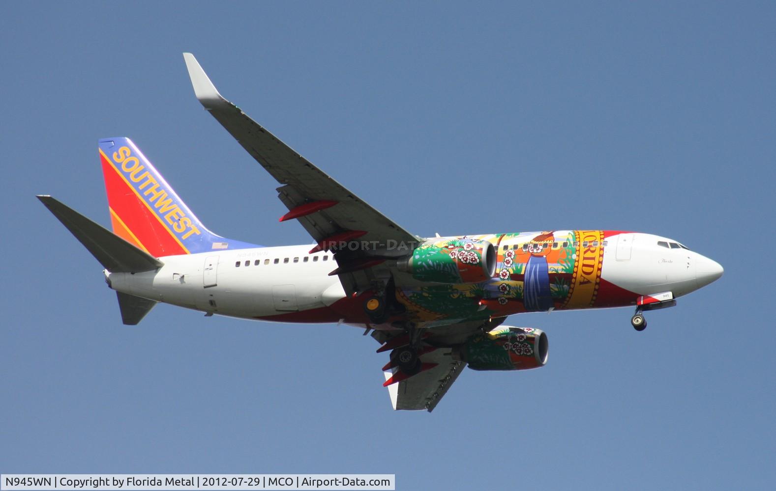 N945WN, 2010 Boeing 737-7H4 C/N 36660, Southwest Florida One 737