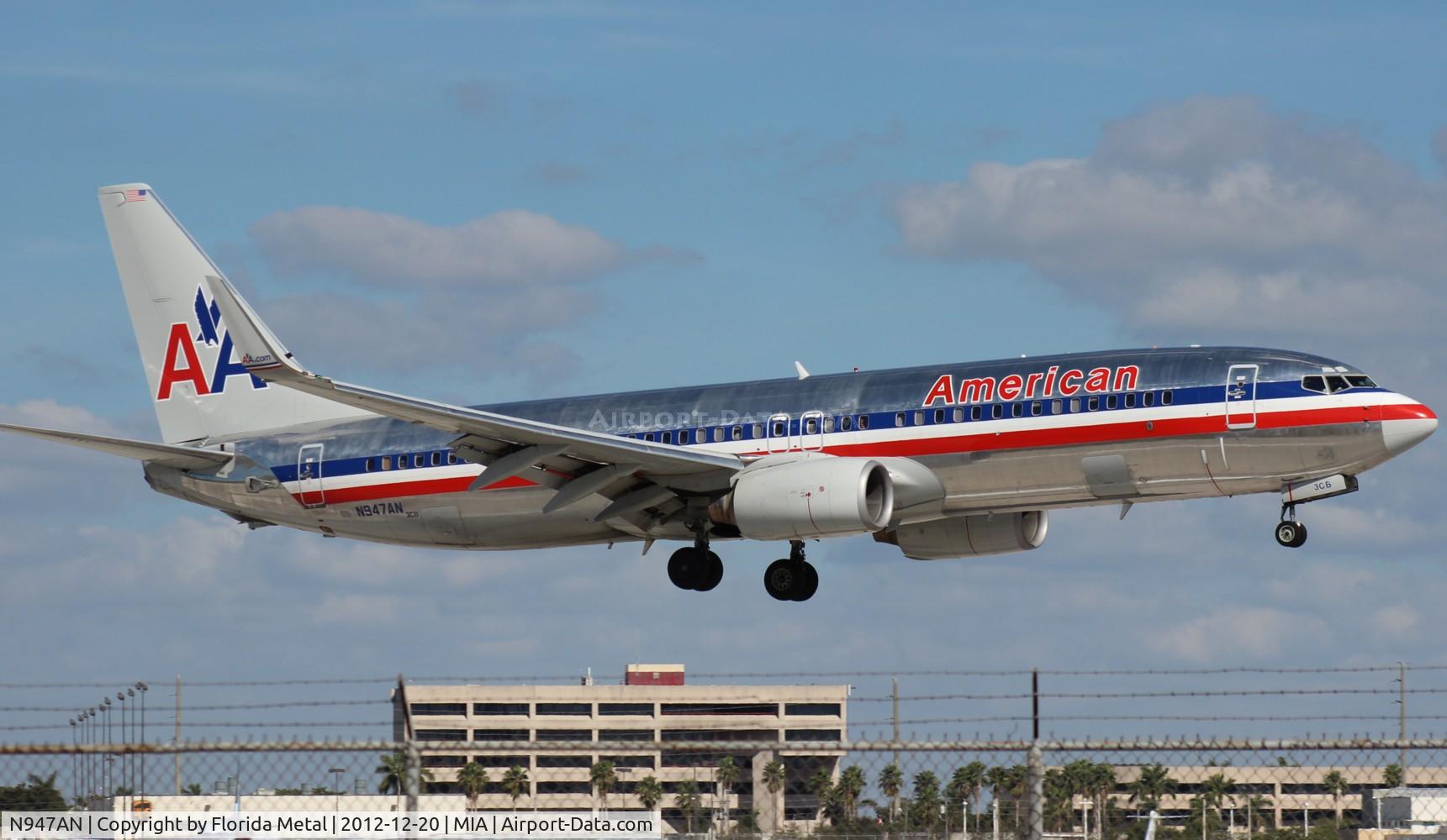 N947AN, 2000 Boeing 737-823 C/N 29536, American 737-800
