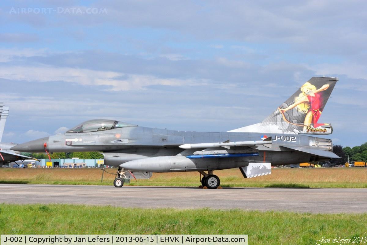J-002, Fokker F-16A Fighting Falcon C/N 6D-158, Special Colors